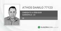 Athos Danilo será empossado vereador na próxima Quarta-feira.