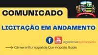 AVISO DE CARTA CONVITE 01/2023 EM ANDAMENTO.