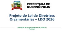 PARTICIPE DA PESQUISA PARA ELABORAÇÃO DA LDO PARA 2026!