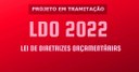Projeto de Lei da LDO 2022 já está em tramitação na Câmara de Quirinópolis..
